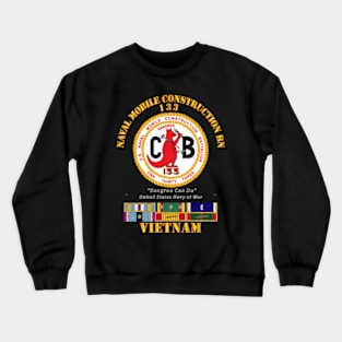 133 NCB w SVC Ribbons - Vietnam Crewneck Sweatshirt